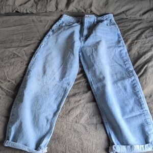 Frame High Rise Barrel Jean